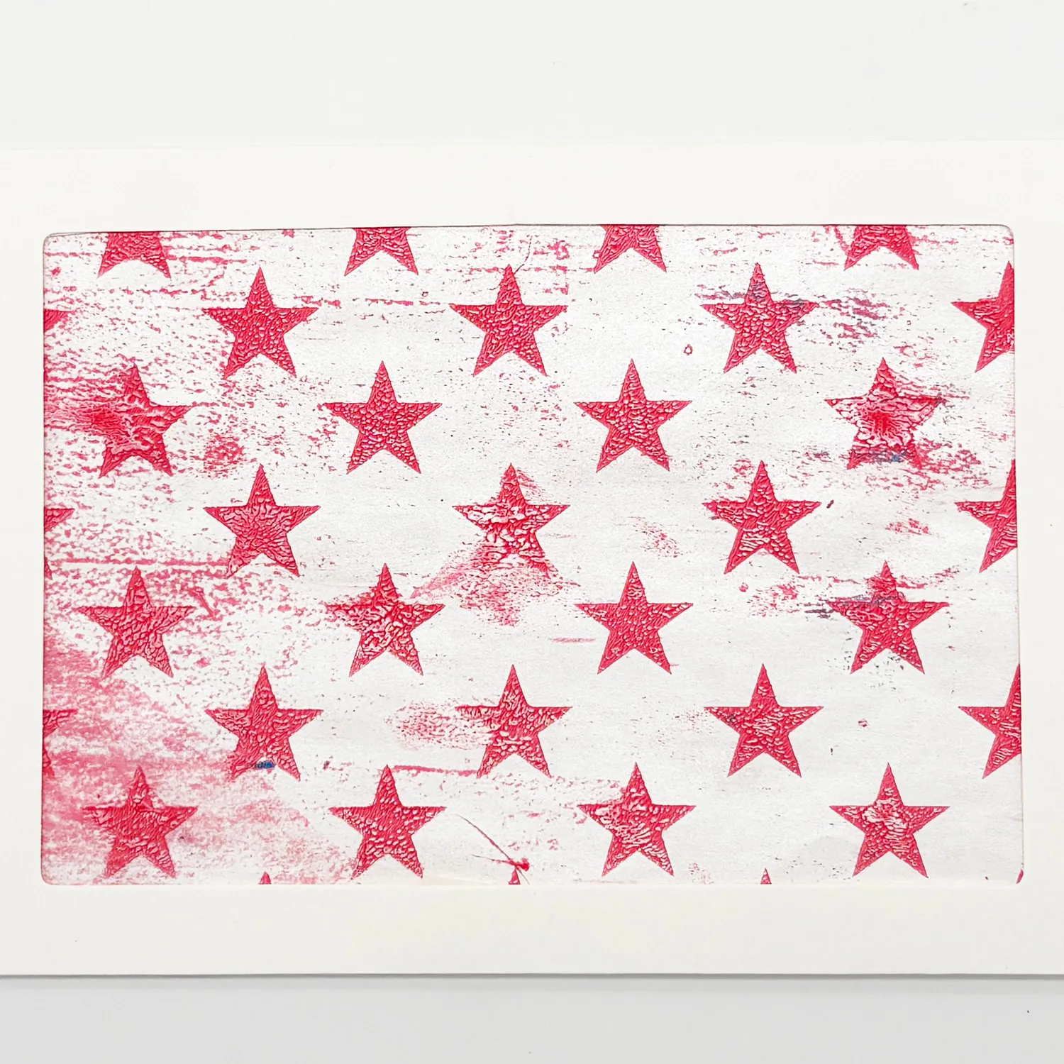 Gelli Arts First Flag & Stars image transfer 20 fogli