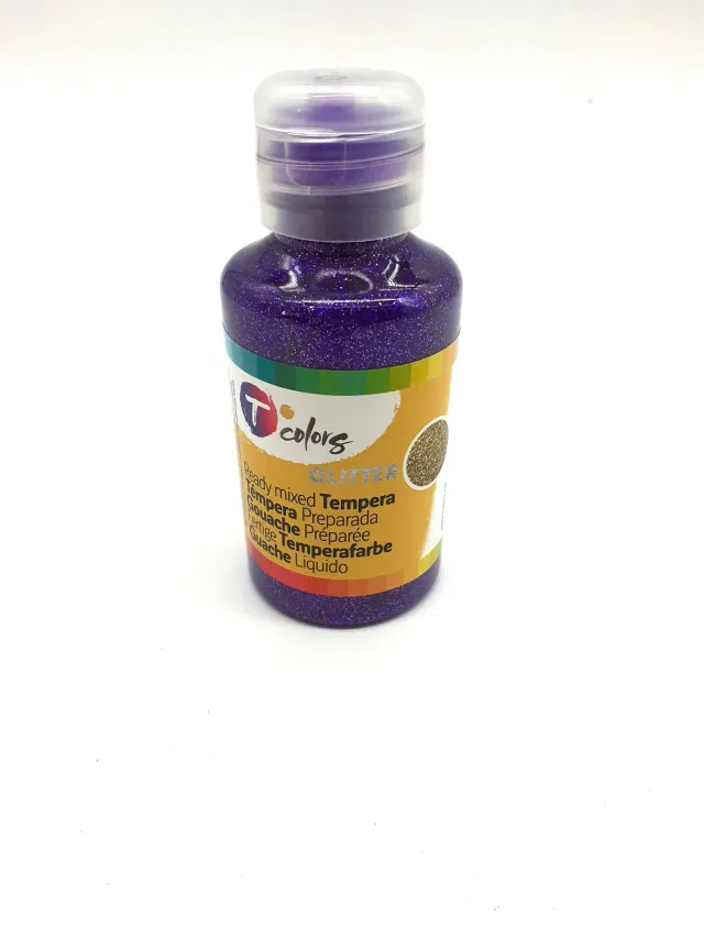 Deco Foam 44575 tempera glitter viola 125 ml coprente