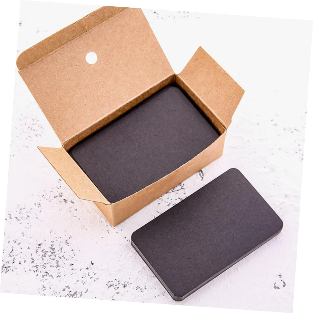 Angoily mini card indice nere 100 pezzi in carta per studio