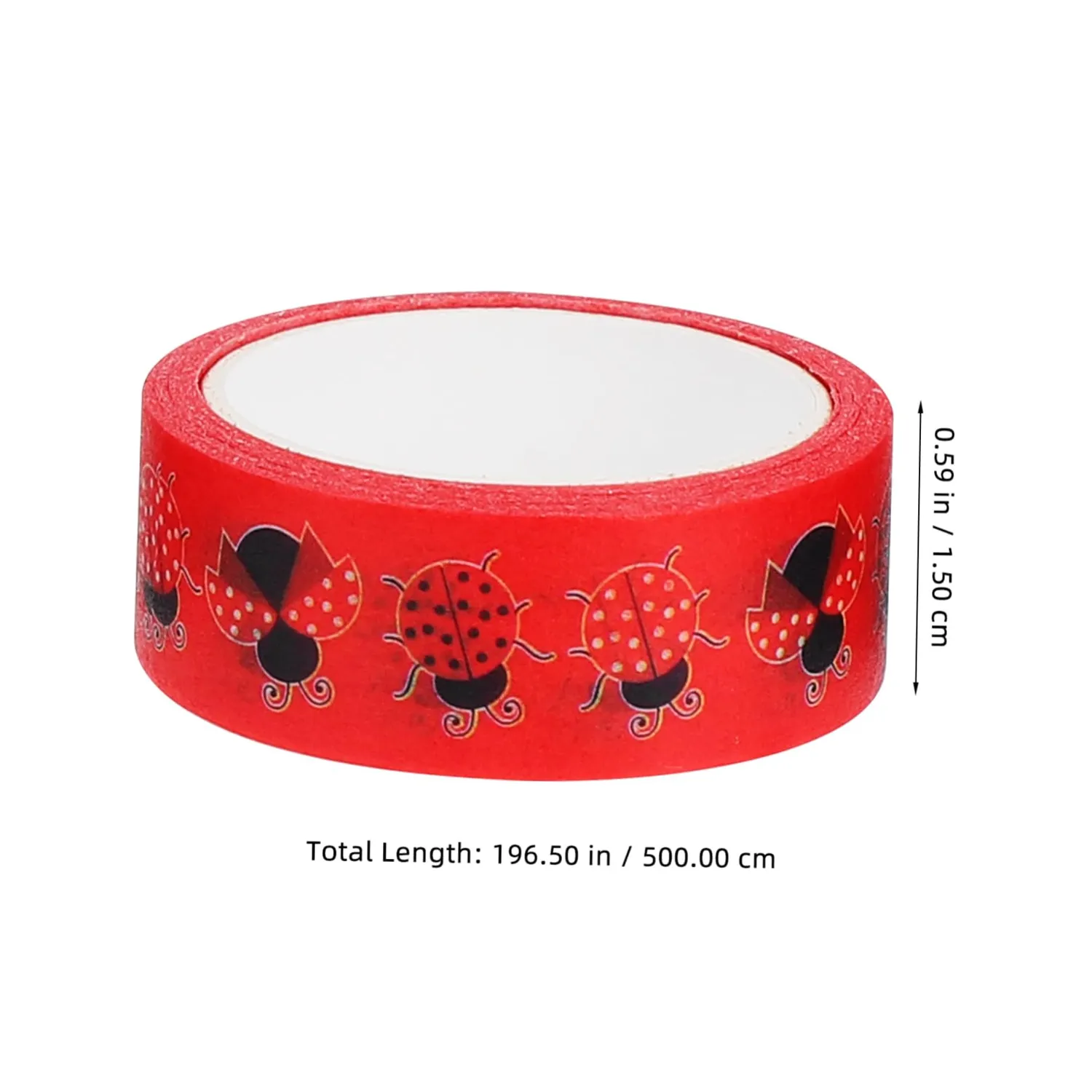 Angoily Nastro Washi Coccinella Decorativo Senza Residui