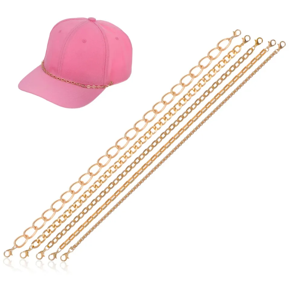 Angoily Catena Cappello Rame Moschettone Decorativa Berretto