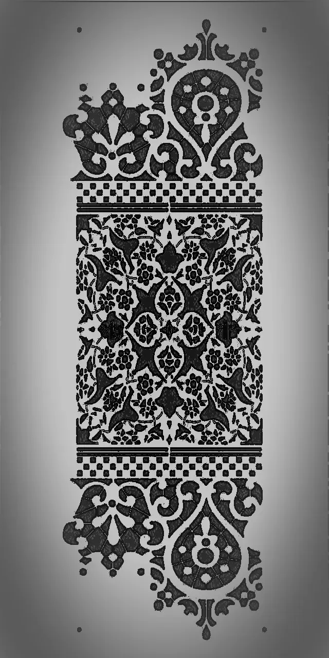 Decofoam DNT010 stencil decorativo 50x25cm riutilizzabile