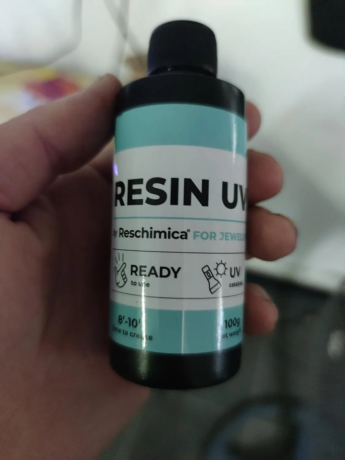 Reschimica Fil Cristal Resina UV Trasparente Bijoux 200g