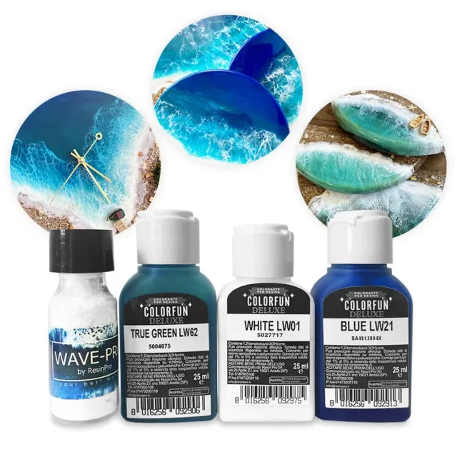 Naturesin Marina set 3 colori resina + Wave Pro oceano