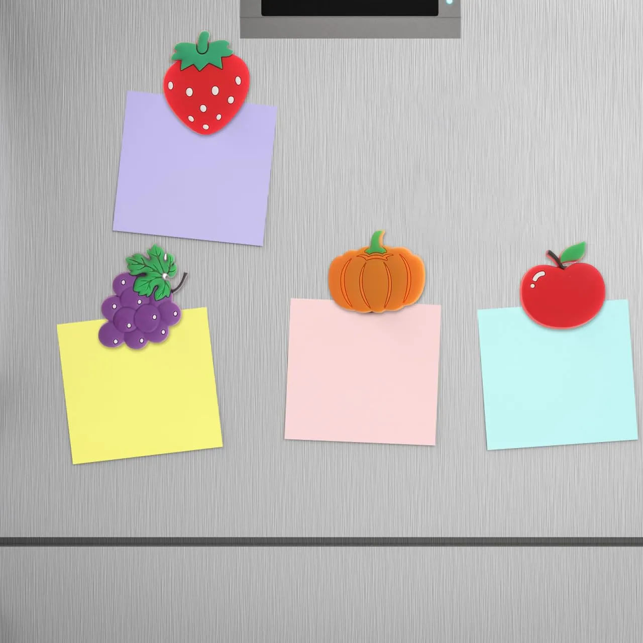 Angoily magneti frigo frutta 10 pezzi calamite colorate bambini