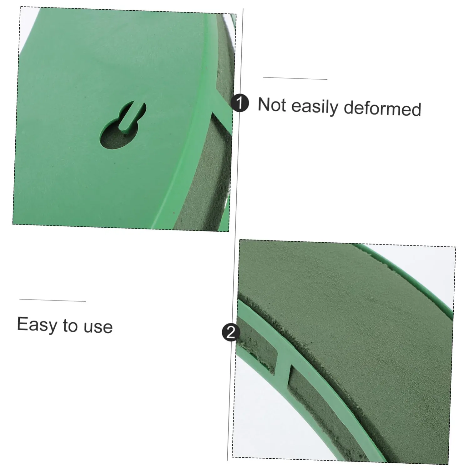 Angoily Base Composizioni Floreali Verde Mezzaluna 1 Paio