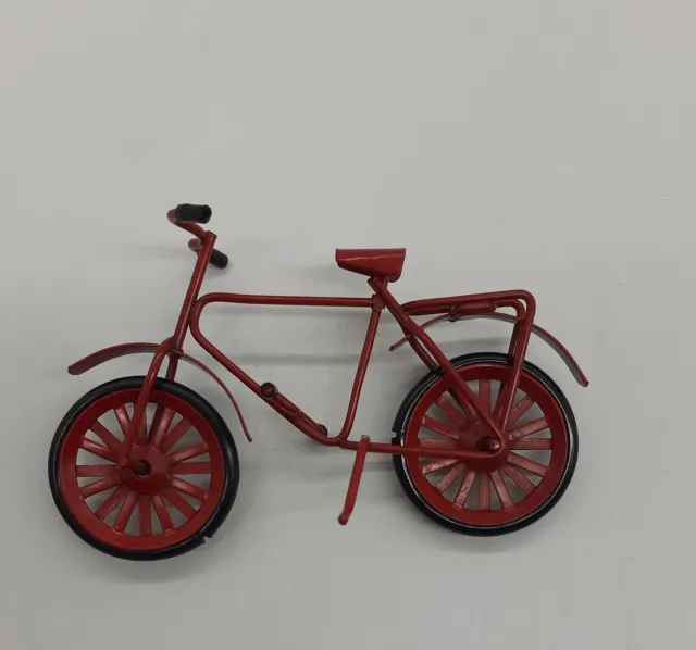 Deco Foam 70020 miniatura bicicletta rossa 9,5 cm