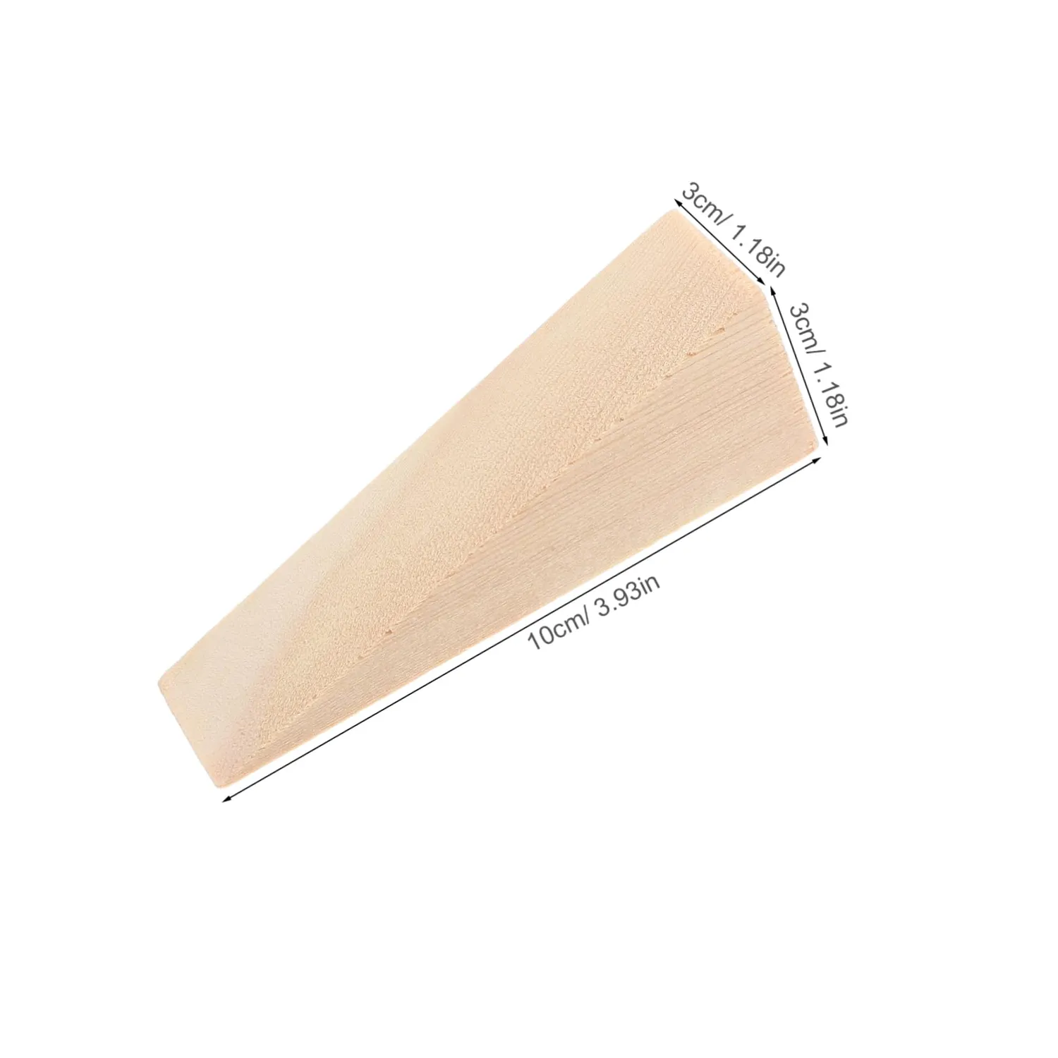 Angoily Fermaporta in legno a cuneo 4 pezzi resistenti