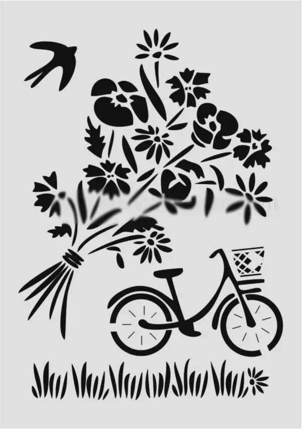 Deco Foam F059 stencil 30x21cm riutilizzabile