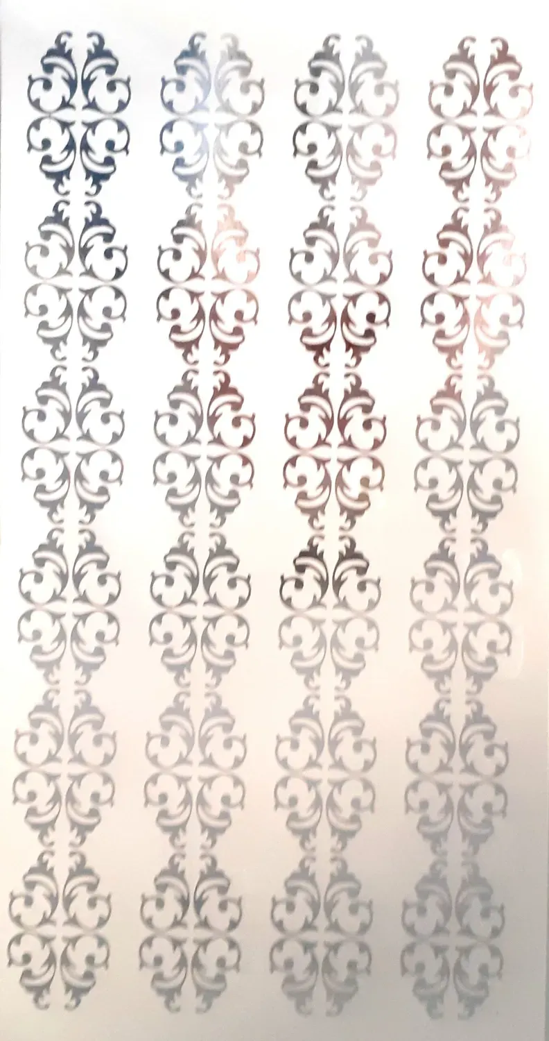 Deco Foam VT11 carta riso transfer argento 32x16cm