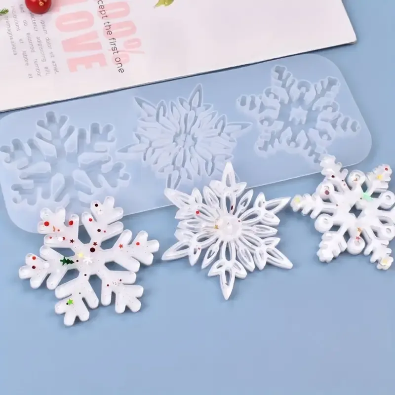 Naturesin stampo 3 fiocchi di neve decorazioni 23 cm