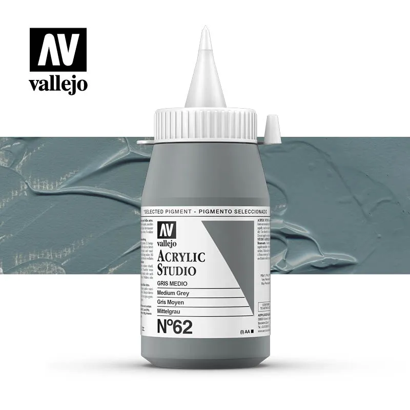 Vallejo Acrylic Studio 62 colore acrilico 500 ml coprente