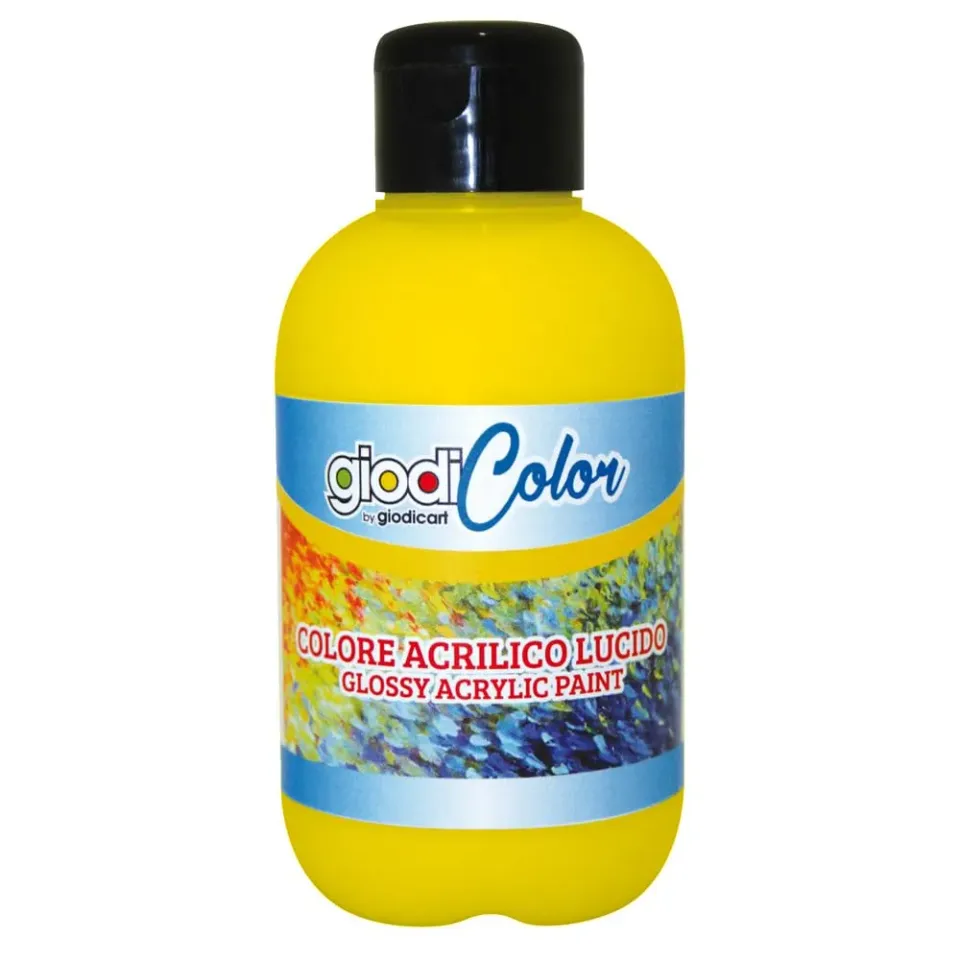 Giodicart Giodicolor tempera acrilica 500 ml giallo brillante
