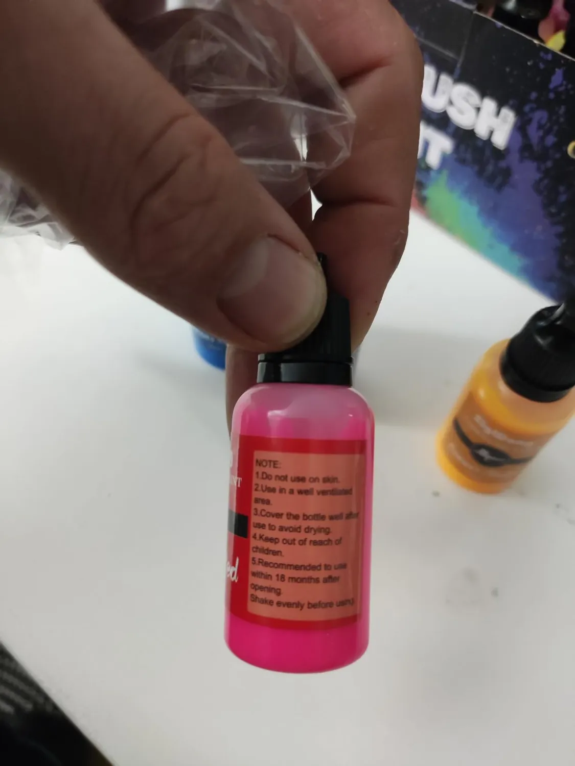 Sigwong Set 26 Colori Acrilici per Aerografo 20ml metallizzati