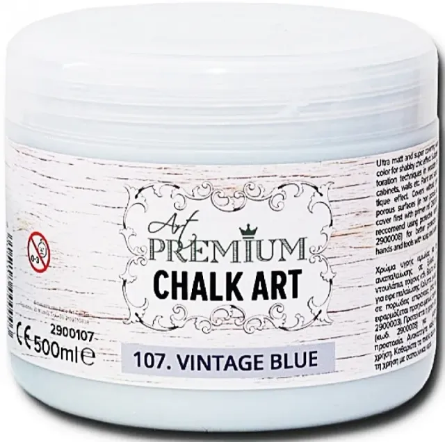 Art Premium Chalk Art 107 Colore Gesso Vintage Blue 500ml