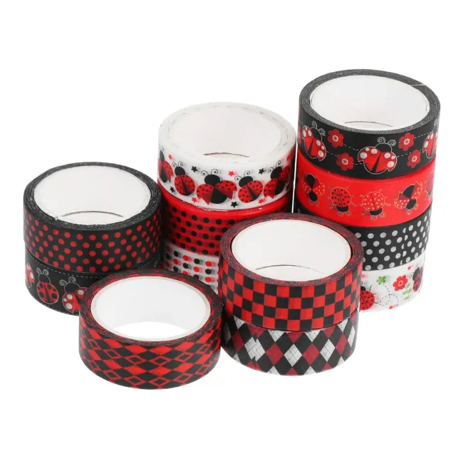 Angoily Nastro Washi Coccinella Decorativo Senza Residui
