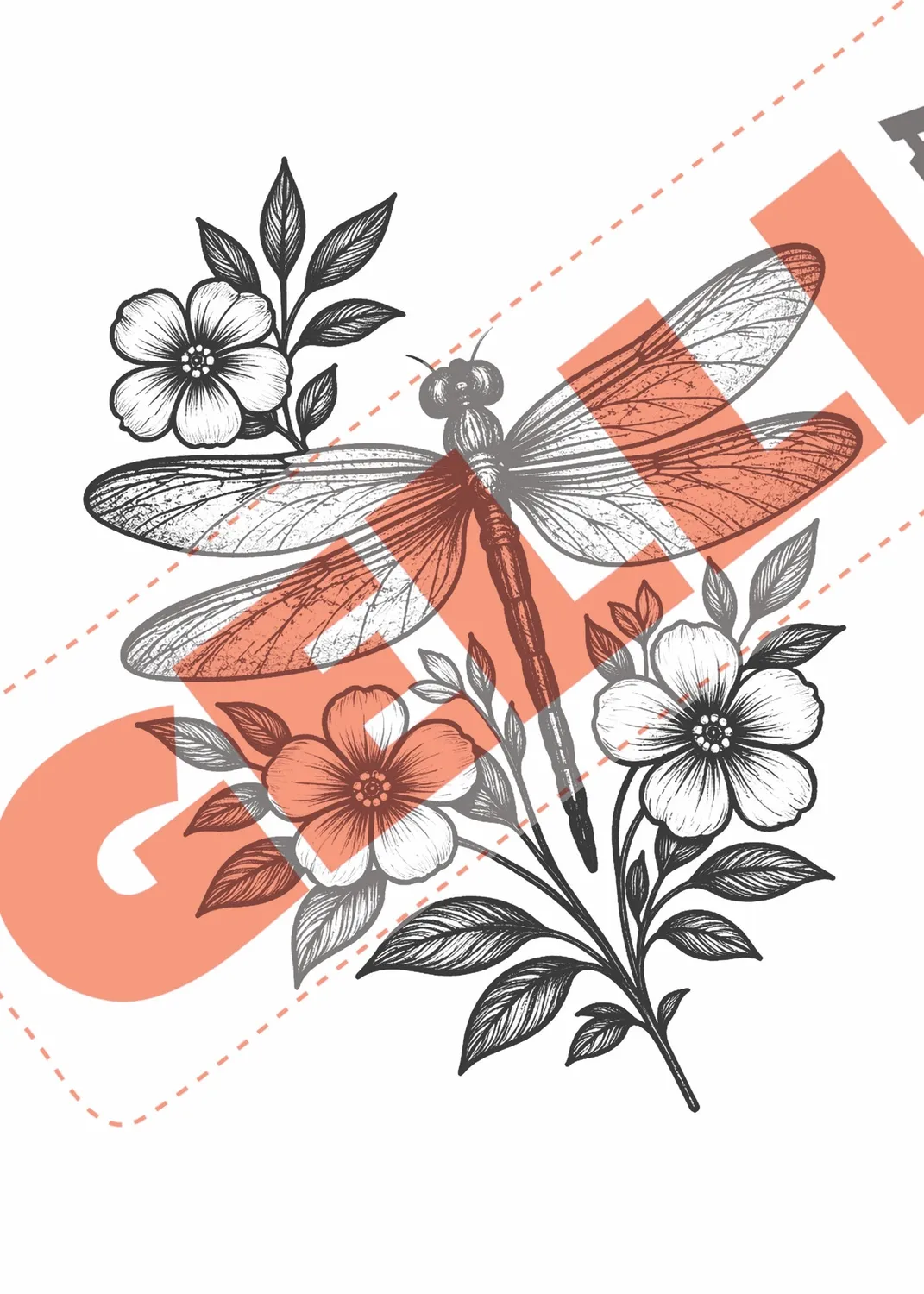 Gelli Arts Flora & Flight kit transfer 20 fogli motivo fiori