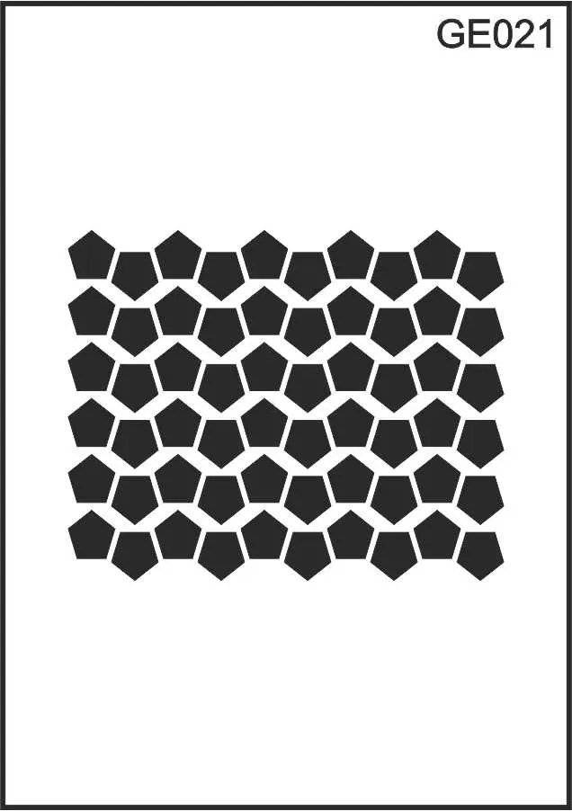 Deco Foam Stencil GE021 30x21 cm decorazione