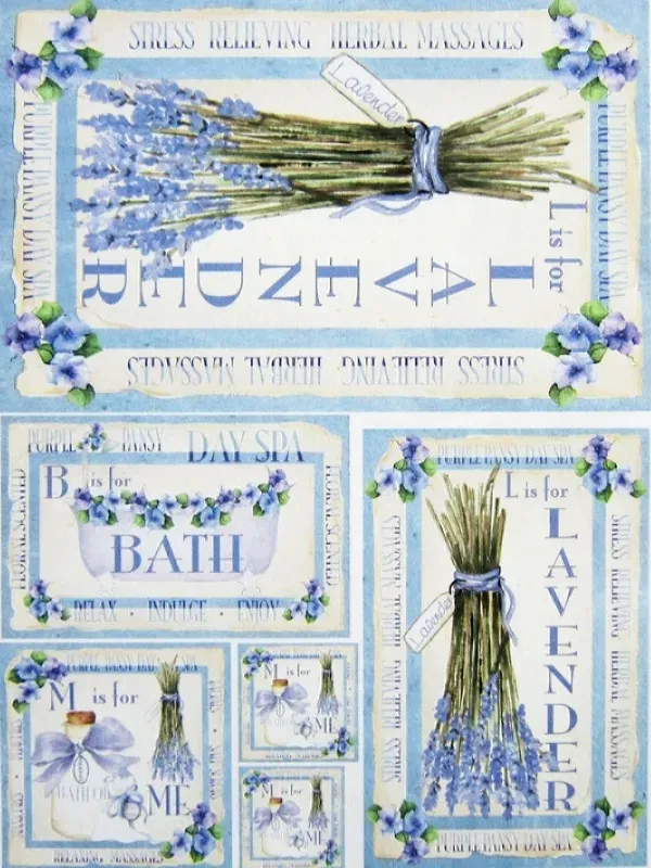 Deco Foam Tela TT-200 carta di riso autoadesiva per decoupage