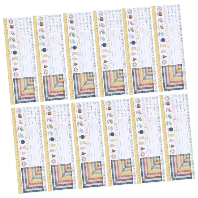 Angoily Targhette per Banchi in Carta 25 Pezzi Colorate