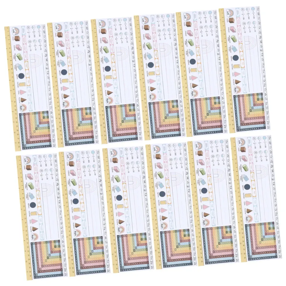 Angoily Targhette per Banchi in Carta 25 Pezzi Colorate