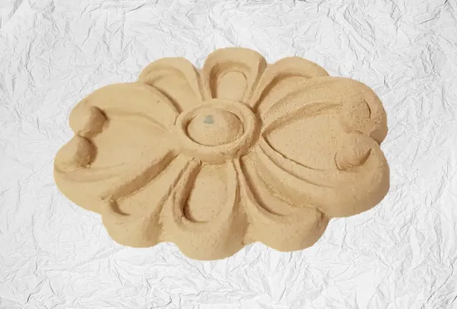 Deco Foam 1658 fiore intagliato 6x5,5 cm flessibile