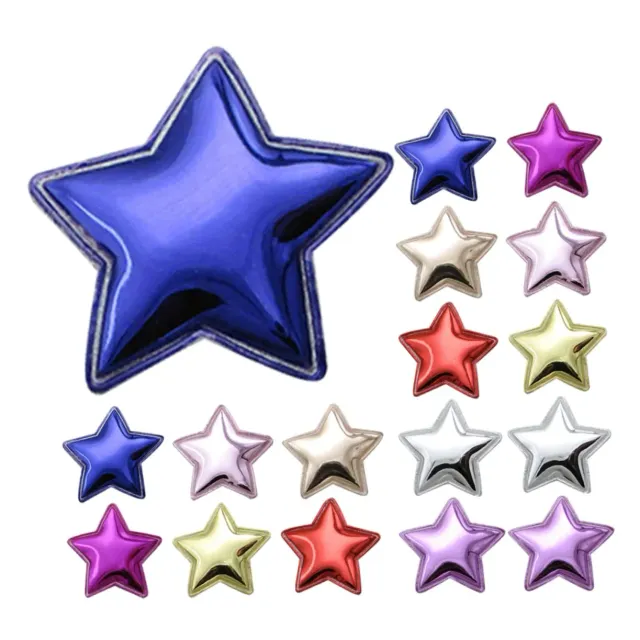Angoily stelline decorative mini 40 pezzi multicolore lucide