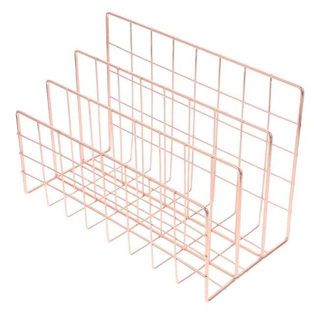 Angoily Portacorrispondenza Ferro Oro Rosa Organizer stabile