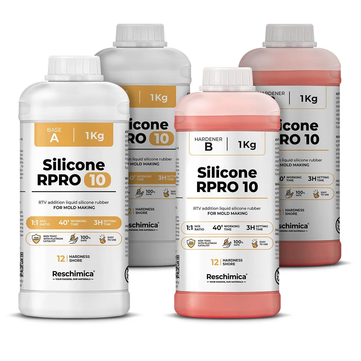 Reschimica R PRO 10 silicone per stampi 1 kg morbido