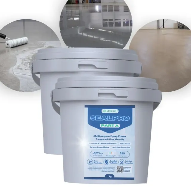 Naturesin Seal Pro primer epossidico trasparente antipolvere