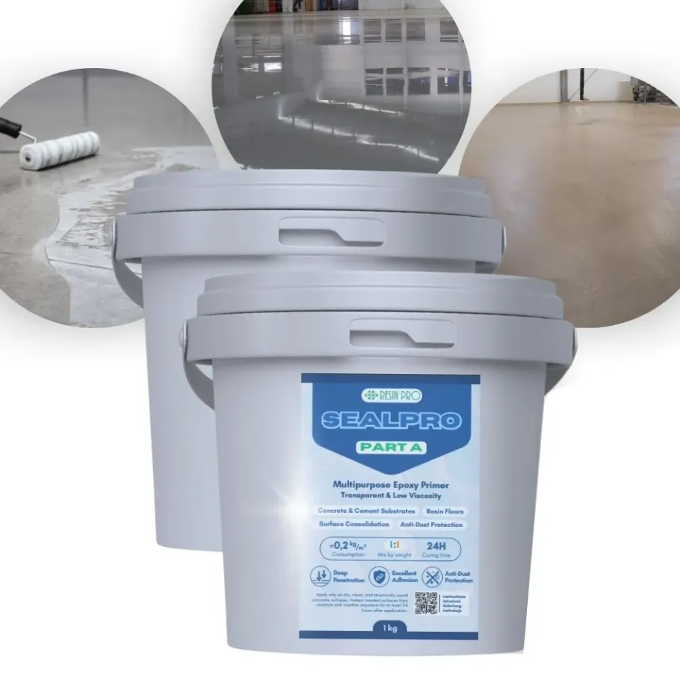 Naturesin Seal Pro primer epossidico trasparente antipolvere