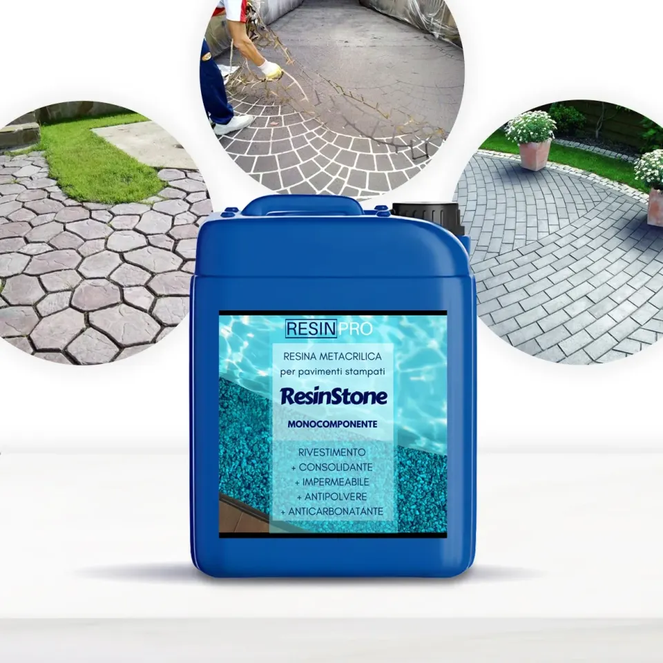 Naturesin ResinStone Resina Metacrilica Pavimenti Lucida