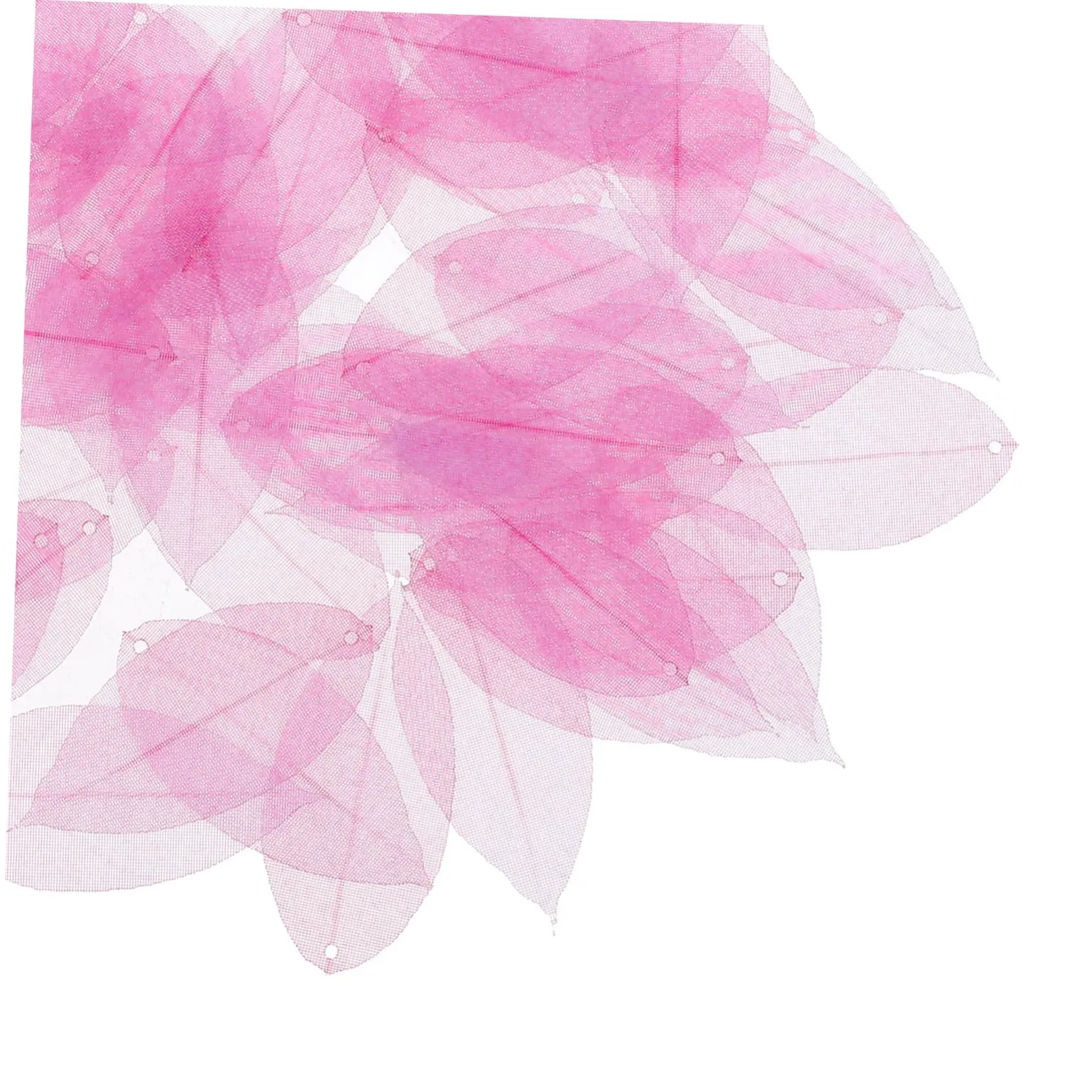 Angoily Foglia Albero ciondoli foglia rosa 50 pezzi antico