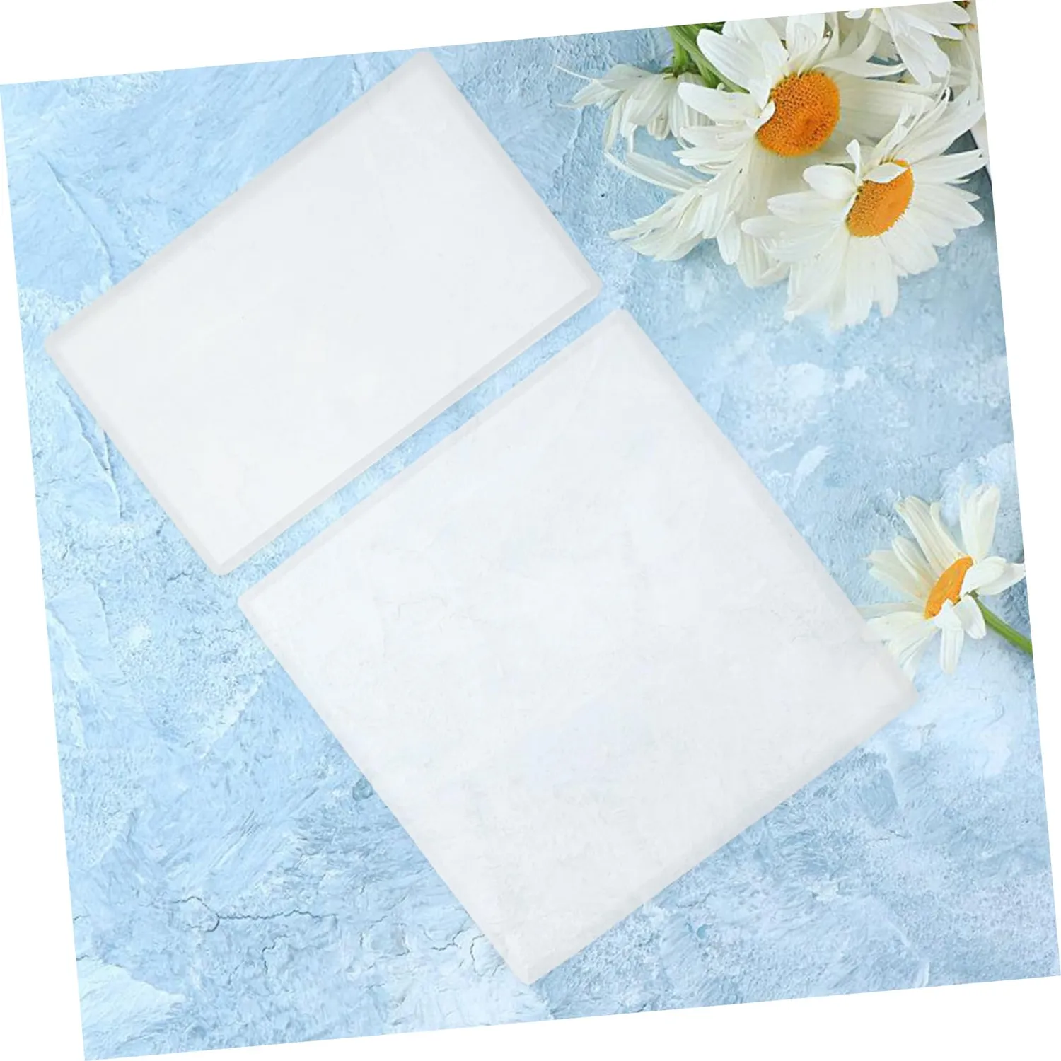 Angoily Stampo Silicone Resina Vassoio Bianco 2 Pezzi