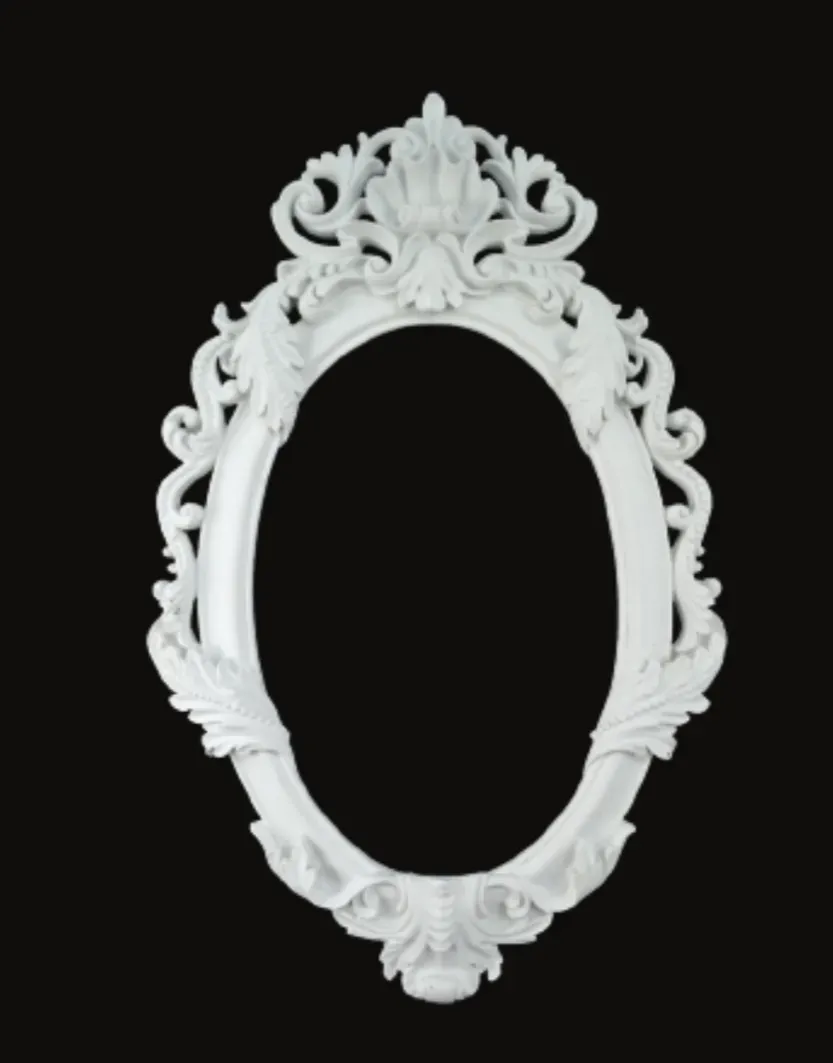 Deco Foam CE04 cornice porcellana 46x31cm bianca