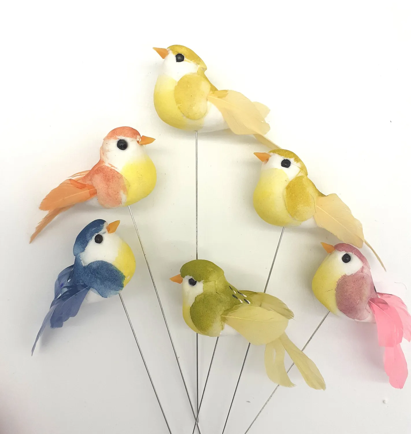 Deco Foam uccellino decorativo piccolo 4cm