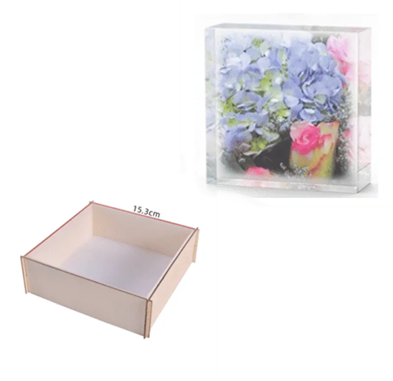 Naturesin Cassaforma Quadrata resina 15,3x15,3x5 cm