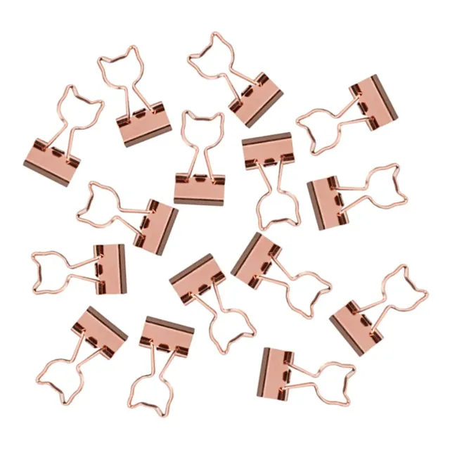Angoily clip ufficio metallo colorate 4,0x2,0 cm 15 pezzi