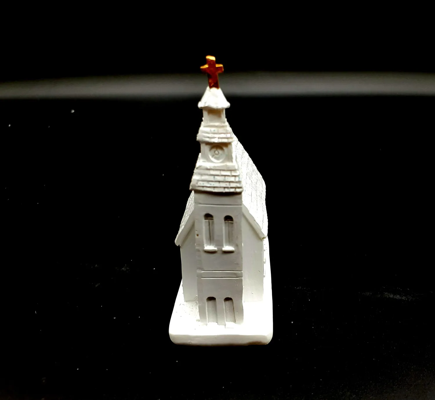 Deco Foam 3870571 chiesetta miniatura 6x2,5x8cm presepe