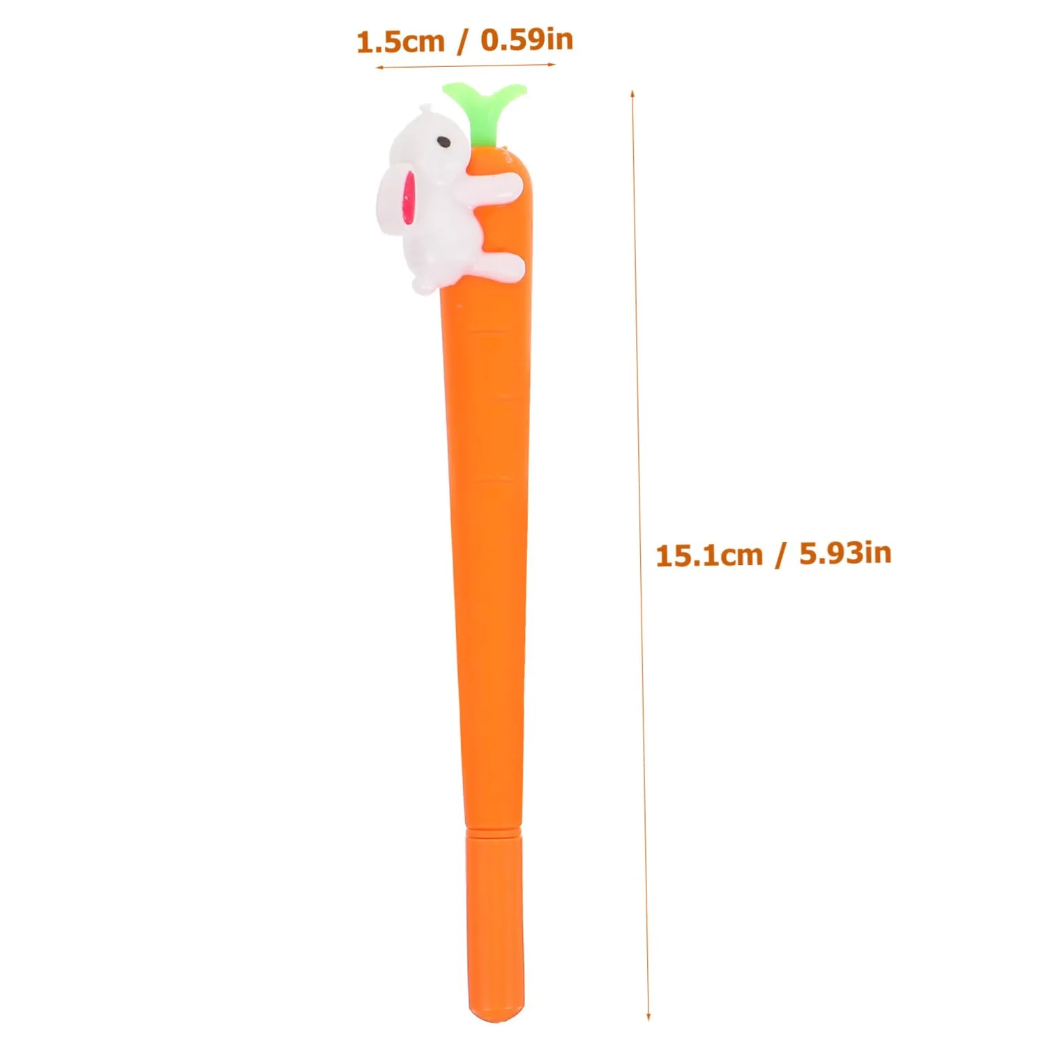 Angoily Penne gel carota 15 pezzi con coniglio pasquali
