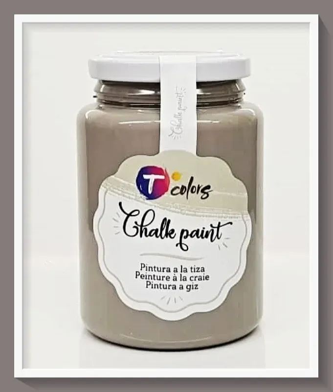Tcolors Smoke Grey vernice gesso 400 ml mobili shabby