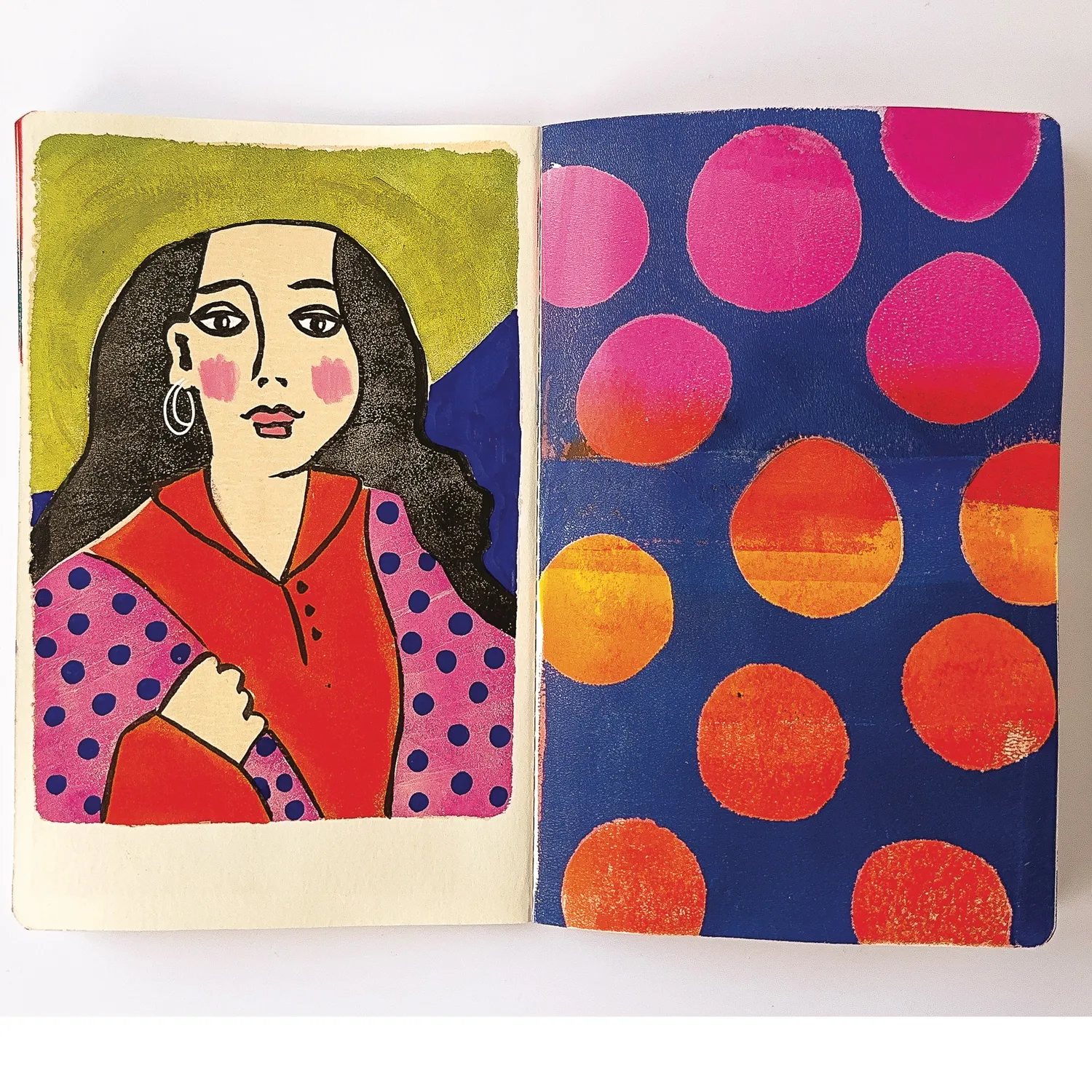 Gelli Arts Journal Kit stampa gel con piastra 3x5 e journal