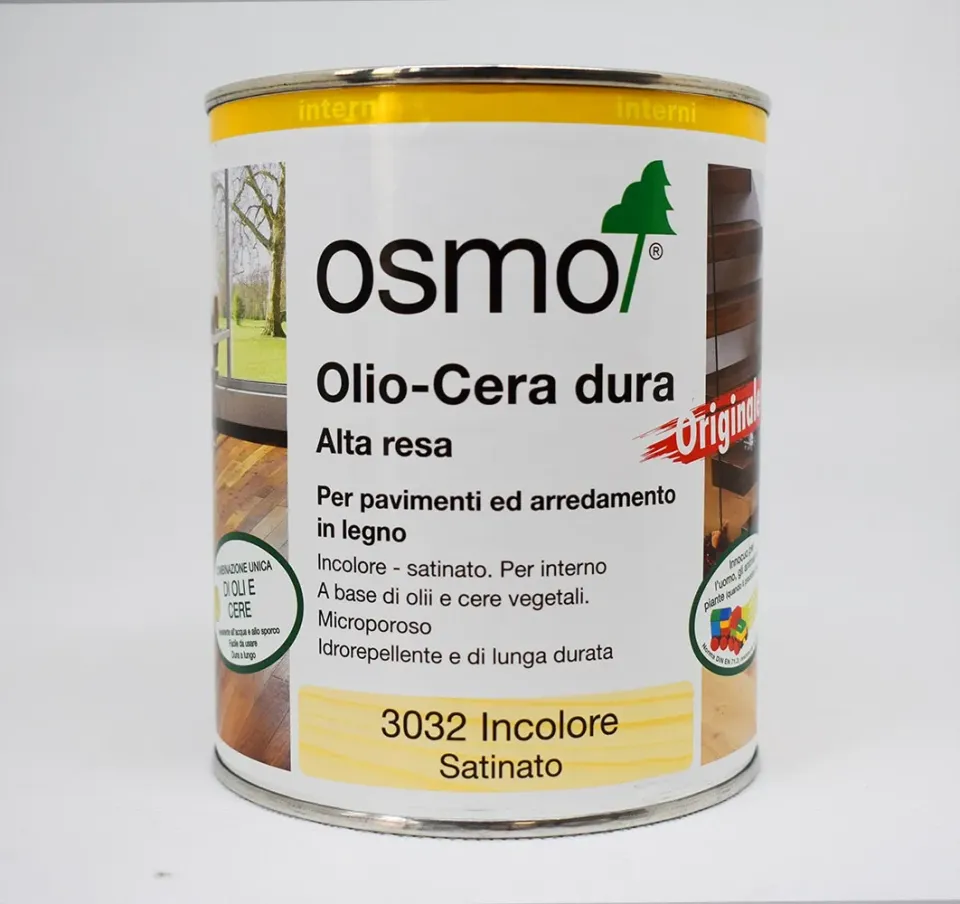 Osmo Olio-Cera Dura olio legno satinato resistente macchie