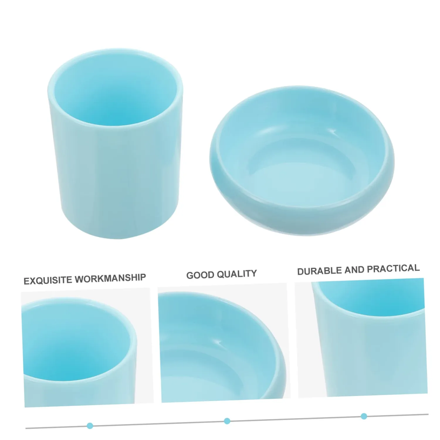 Angoily Portapenne Plastica 2 Pezzi Scrivania Retrò