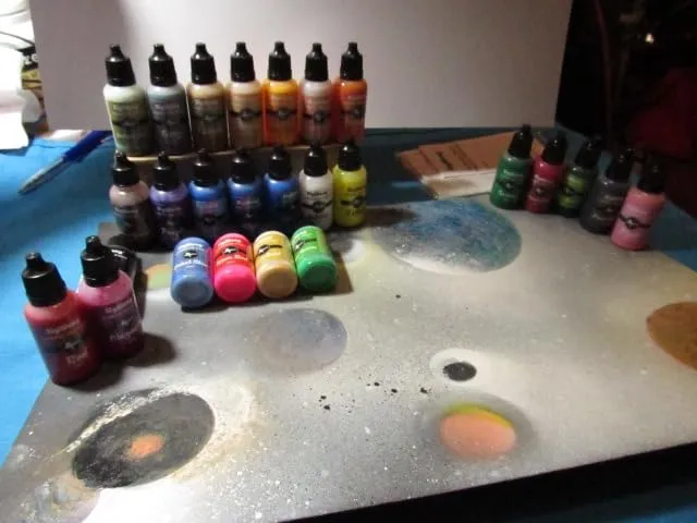 Sigwong Set 26 Colori Acrilici per Aerografo 20ml metallizzati