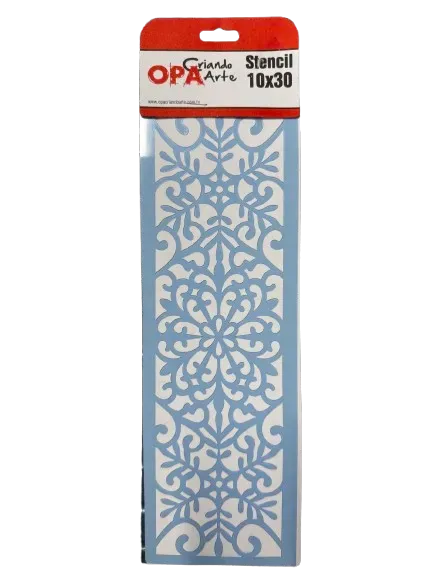 Opa Criando Arte OPA1995 stencil bordura 10x30 cm