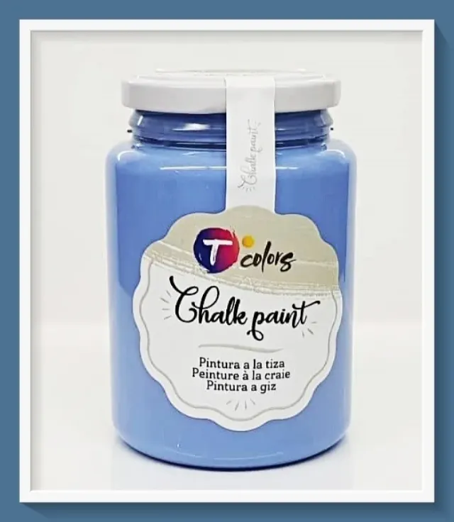 Tcolors Mediterranean Blue pittura gesso 400ml opaca
