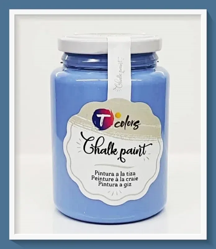 Tcolors Mediterranean Blue pittura gesso 400ml opaca