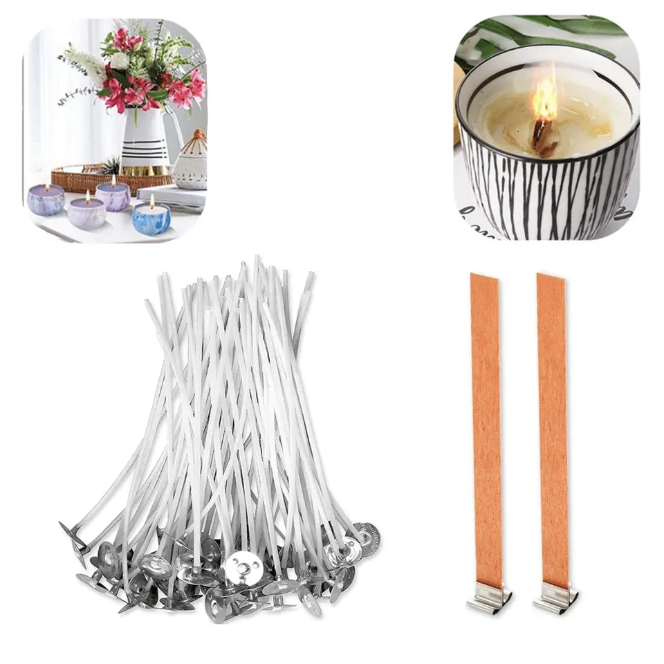CandlePro Liteline stoppini candele cotone e legno
