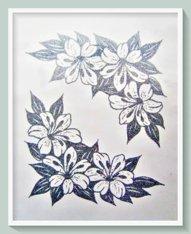 Deco Foam S-43 transfer glitter argento 17x25cm silver
